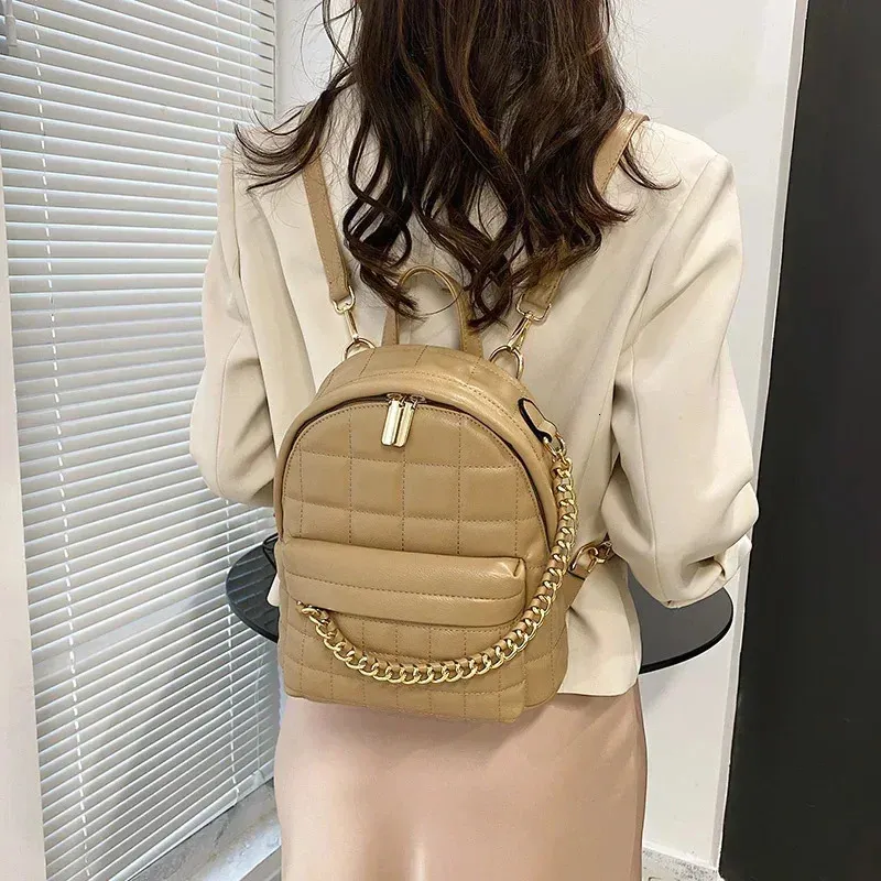 Small Fashion Backpack Purse: Leather Rucksack... From  display picture 2