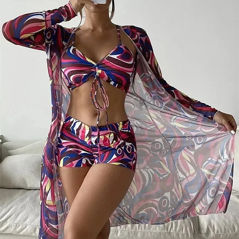 2024 Women's Separate Tankini swimsuit Set - Sports Beachwear, Two-Piece Bathing Suit for Pool and Swimming - 250224 2024 Women's Separate Tankini swimsuit Set - Sports Beachwear, Two-Piece Bathing Suit for Pool and Swimming - 250224