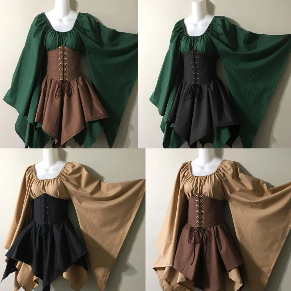 Medieval Elf Fairy Victoria Renaissance Set Outfit For Women Celtic ...