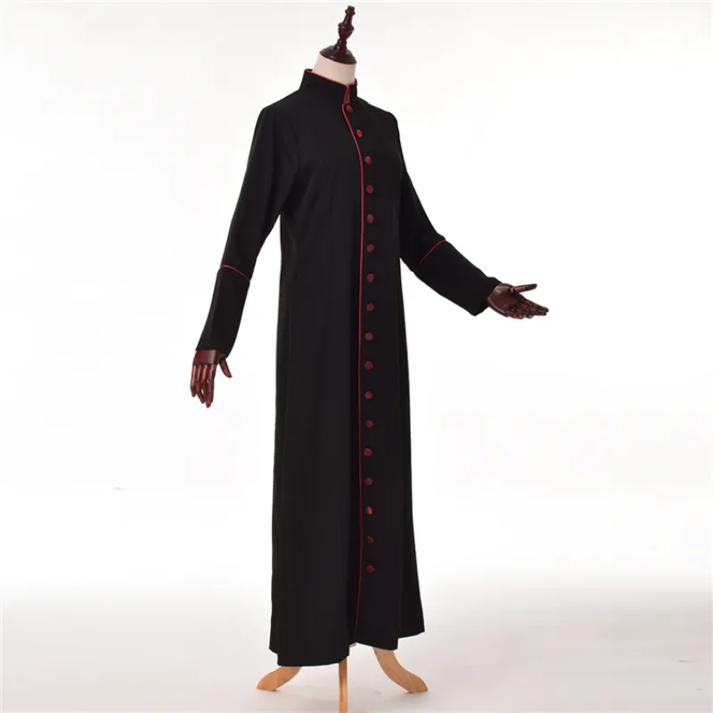 Black Polyester Priest Robe French Court Dress Clergy Uniform for Men from Dhgate Ethnic Clothing - price 95.69 Black Polyester Priest Robe French Court Dress Clergy Uniform for Men from Dhgate Ethnic Clothing - price 95.69
