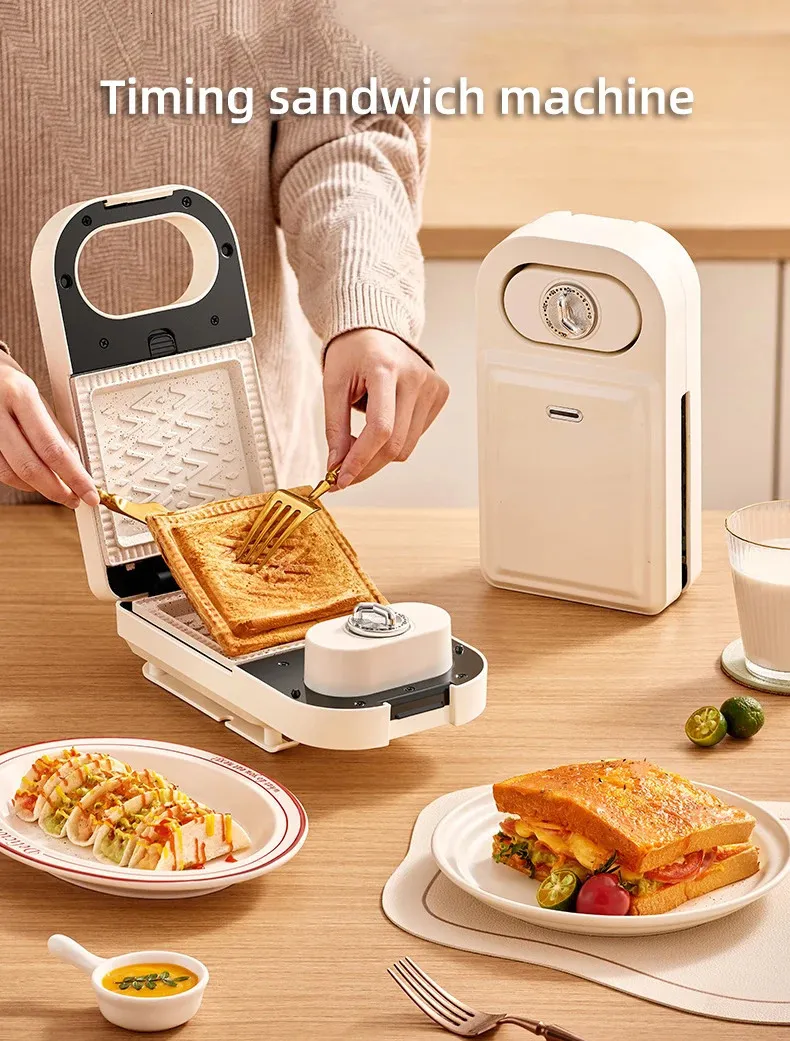 650W Electric Multifunctional Waffle Machine Sand Maker Toaster Baker ...