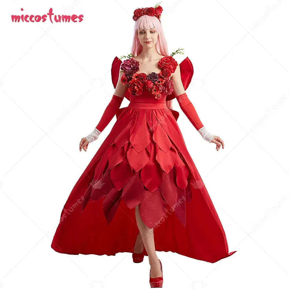 Womens Princess Costume Dress Set Elegant Red Gown... From  Uledemode_official, $108.13 | DHgate.Com