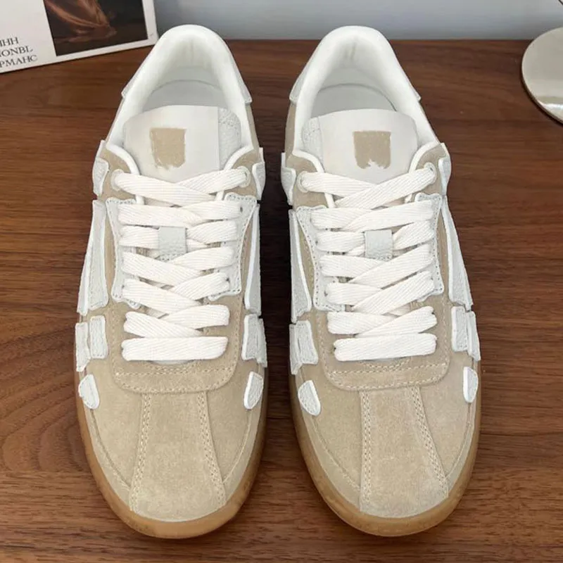 スニーカー PACIFIC BONES SNEAKERS DHgate.com:PACIFIC BONES Suede Leather Sneakers - Designer