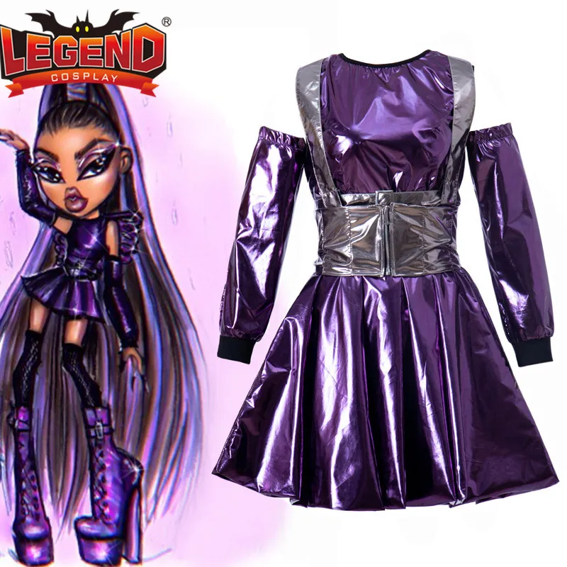 Ariana Grande Cosplay Purple Dress Costume For Women DHgate ariana-grande-cosplay-purple-dress-costume-for-women-dhgate