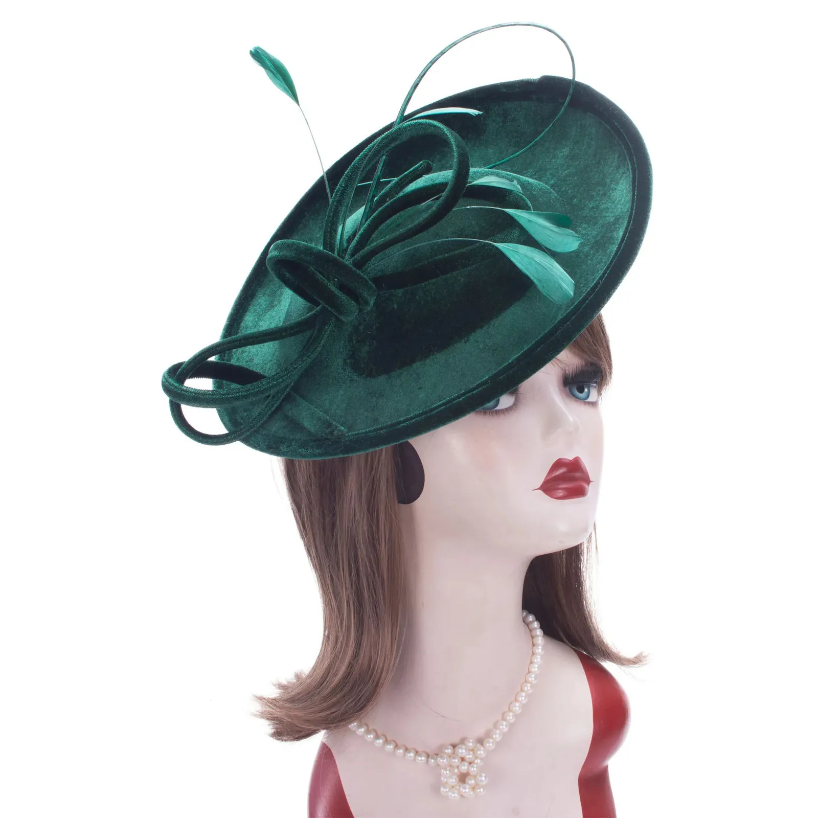 Lawliet Womens Velvet Loop Fascinator Hat Elegant... From  display picture 3