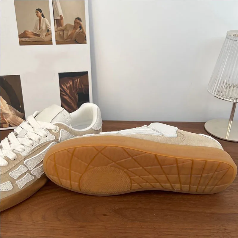 DHgate.com:PACIFIC BONES Suede Leather Sneakers - Designer