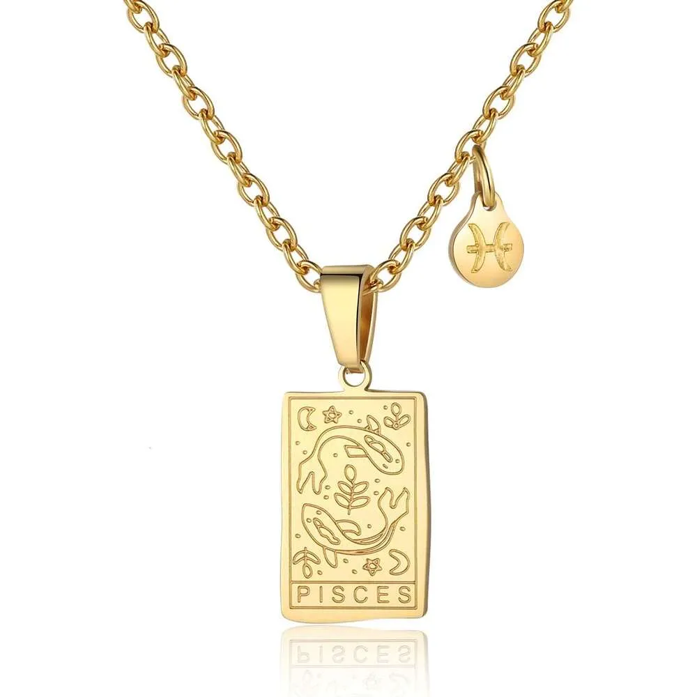 Collier tarot constellation or pour femme étanche_voghion.com