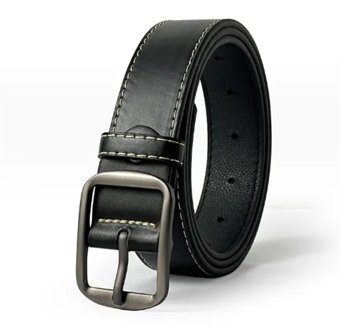 Designer Fashion Big buckle genuine leather Belt orange box men women high quality new mens Belts
