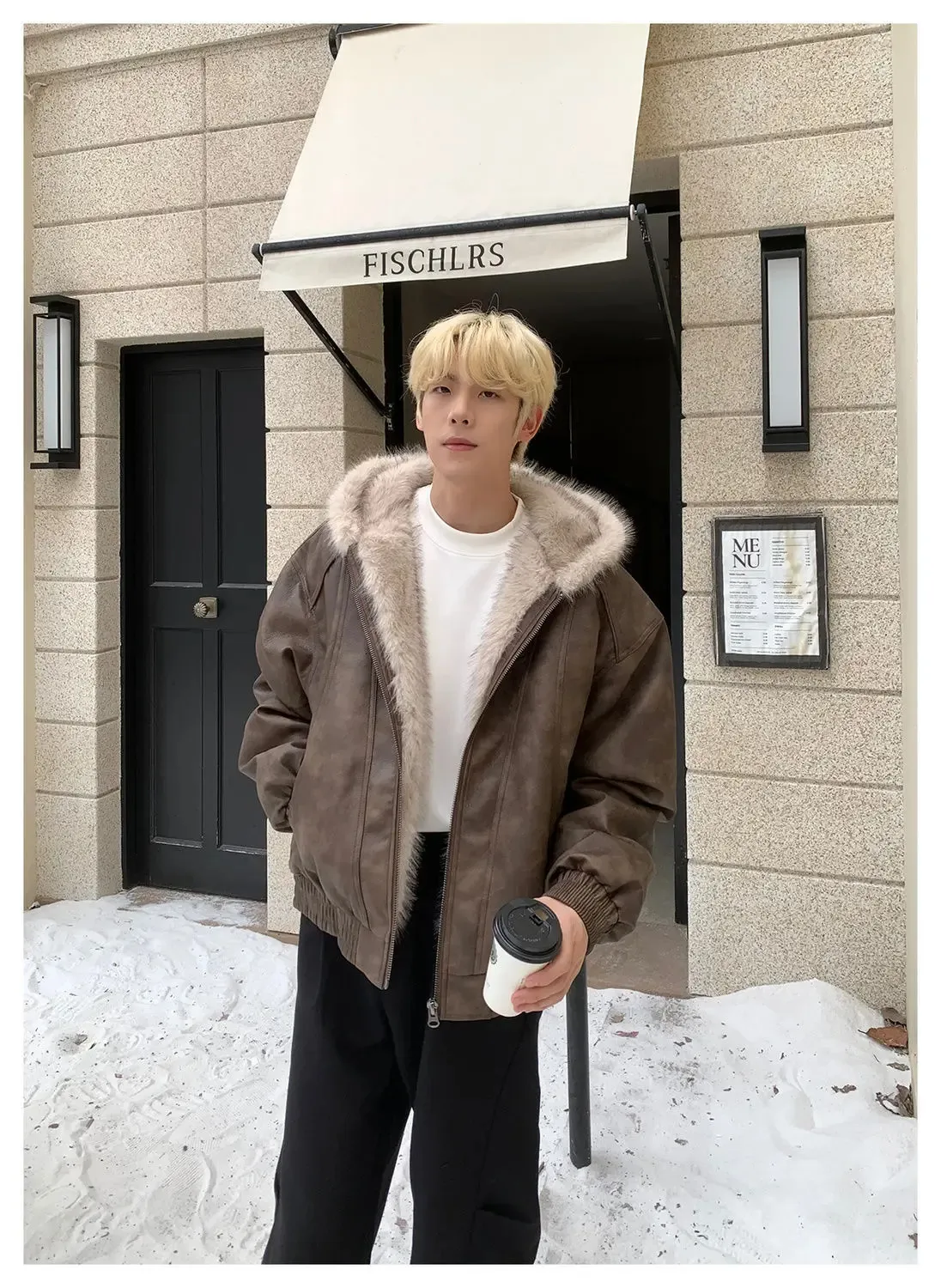 ジャケット・アウター OHOTORO Lather Fur Jacket OHOTORO Lather Fur Jacket - メルカリ