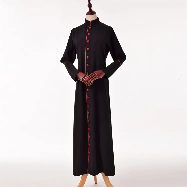 Medieval Black Priest islamic robe for Catholic Church Pastors - Elegant Vestment for Women and Men, Perfect for Clergy Liturgical Mass Medieval Black Priest islamic robe for Catholic Church Pastors - Elegant Vestment for Women and Men, Perfect for Clergy Liturgical Mass