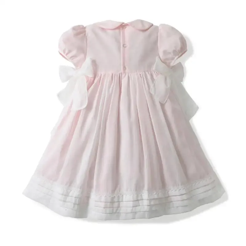 Kids Spanish Dress Girls Handmade Yellow Pink Flower Embroidery Frocks  Children Birthday Clothes from Dhgate Girl's Dresses - price 93.07