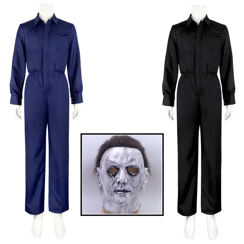 Adult Halloween Kills Michael Myers Coveralls with Mask Combo