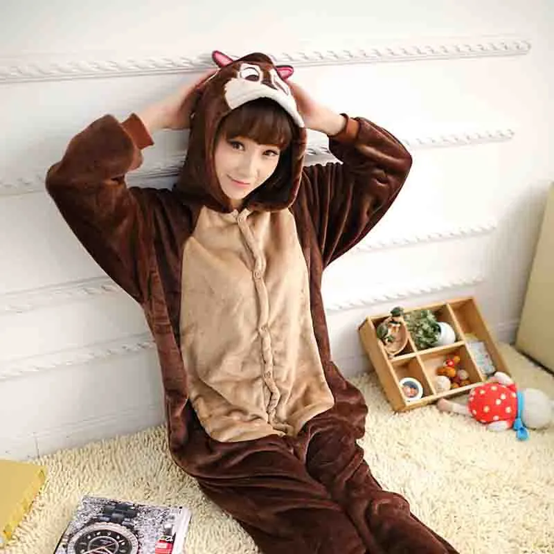 Tuta Kigurumi Con Cappuccio A Forma Di Animale 3D - Pigiama, Loungewear, Costume Per Carnevale, Halloween, Natale, Taglio Comodo E Ampio