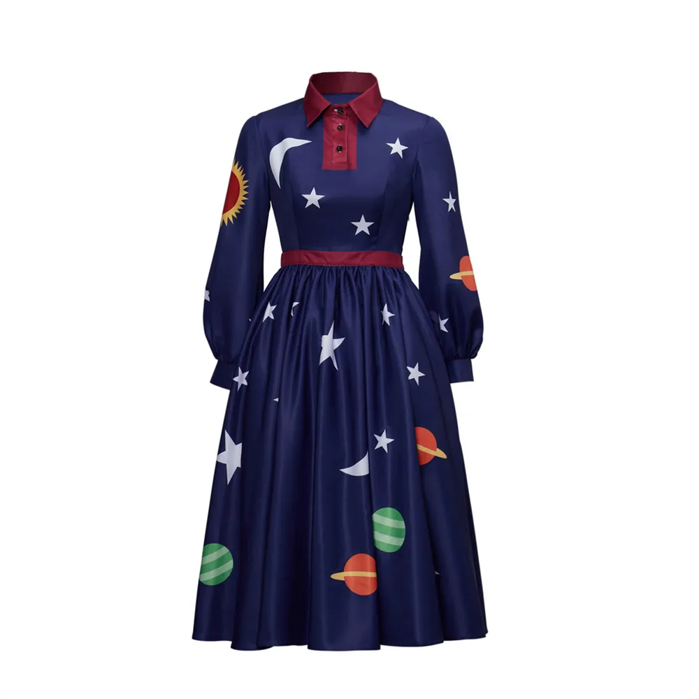 blue planet dress Little Planet Girls Smocked Linen Dress Made with Organic Cotton in Blue Hibiscus 6 Blue Hibiscus