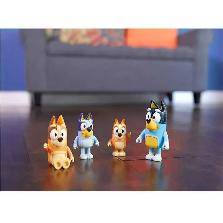 Anime The Bluey Family Movable Joint Toy Figures Set... From I0006, $11 ...