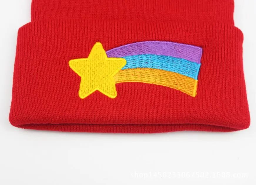 Mabel pines beanie Mabel Pines Star Beanie Cap - Adult Size Acrylic Cosplay  main image 2