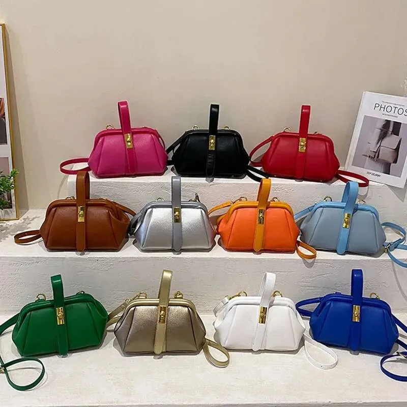 Designer Damen Handtasche Aus Kunstleder In Orange Als Clutch_voghion.com