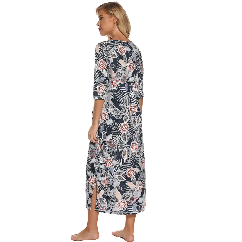 Turkish Cotton Robe Womens Ankle-Length Jersey Dressing Gown with Zipper  Closure from Dhgate Women's Sleepwear - price 23.95