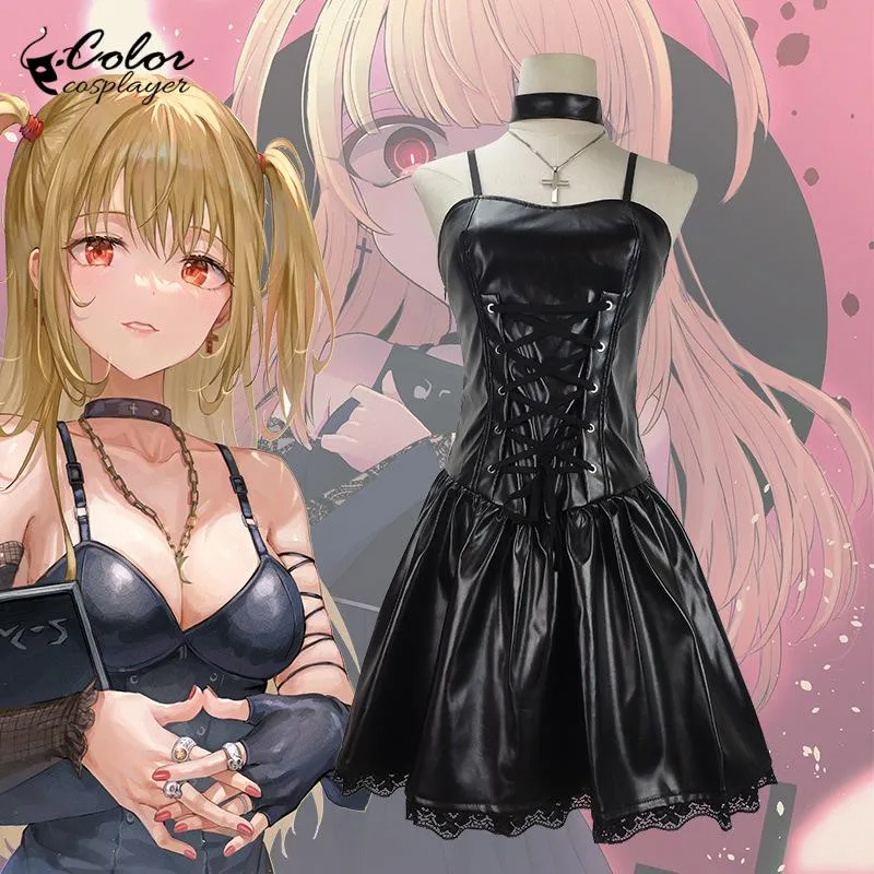 burgundy dress with black shawl Death Note Figure main image 0