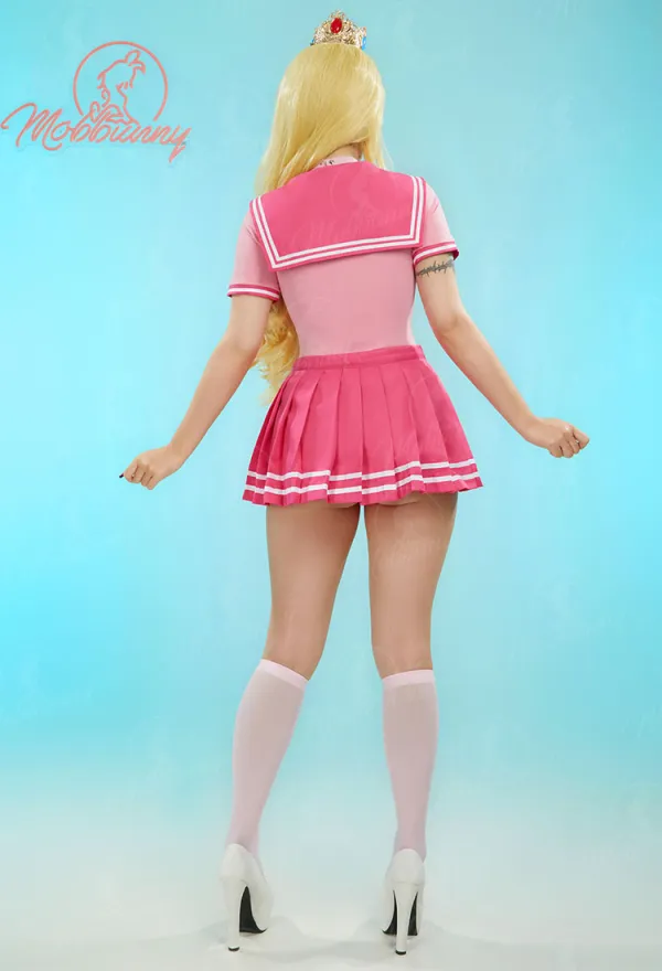 Sexy Costume Lingerie Bodysuit with Skirt, Choker & Socks