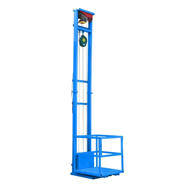 Electric Hydraulic Ladder Hoist Guide Rail Household Monorail Platform ...