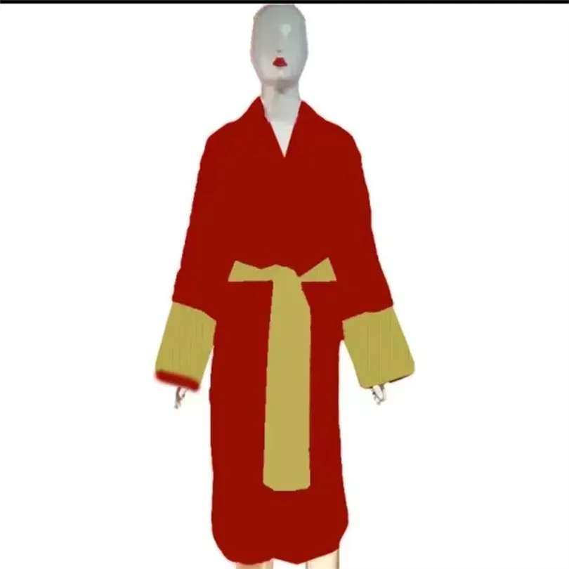 Women Bathrobe Sleep Robe Unisex Man Cotton Sleepwear Night Robe Highquality Bathrobe Brand Designer Robe Breathable Elegr Eight Colors M-3XL