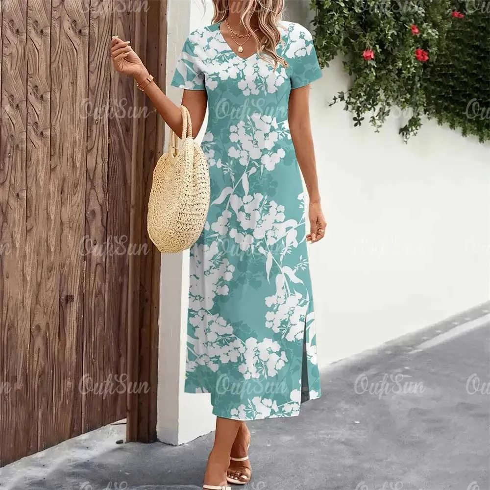 knee length dresses for ladies Zapaka Women Sparkly Brown Lace Midi Holiday Dress with Sleeves Square Neck  A Line Party Dress – ZAPAKA