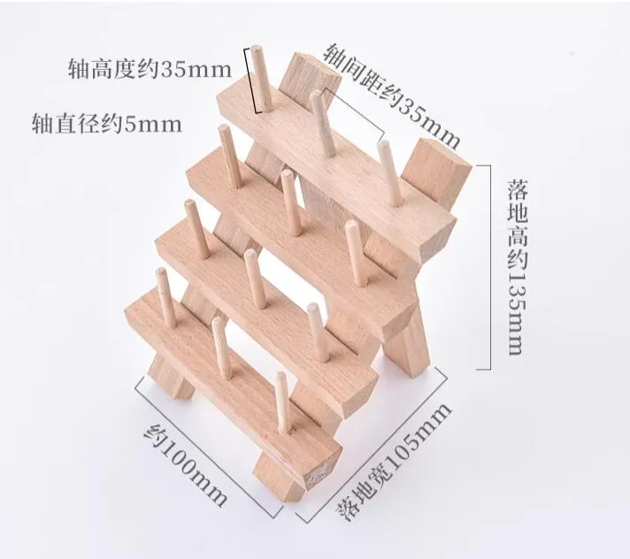 Thread Rack Felt House Large Solid Wood Folding Thread Racks Rack With Shuttle Core And Coil ...