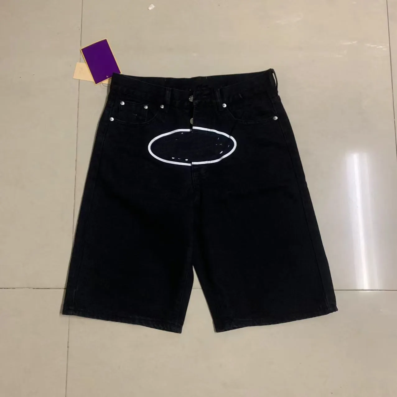 Corteiz Denim Shorts - Black（Cortez In Shorts Black）
