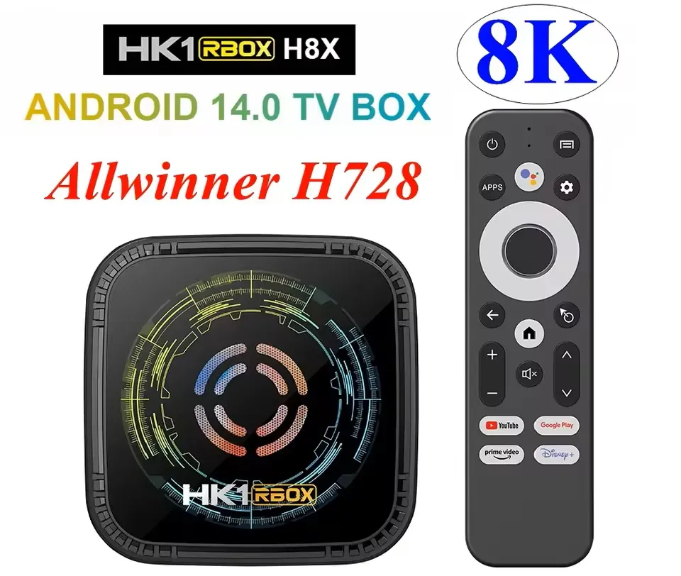 HK1 RBOX H8X Android 14 TV BOX 4GB 64GB Allwinner... From Hoybow, $22. ...