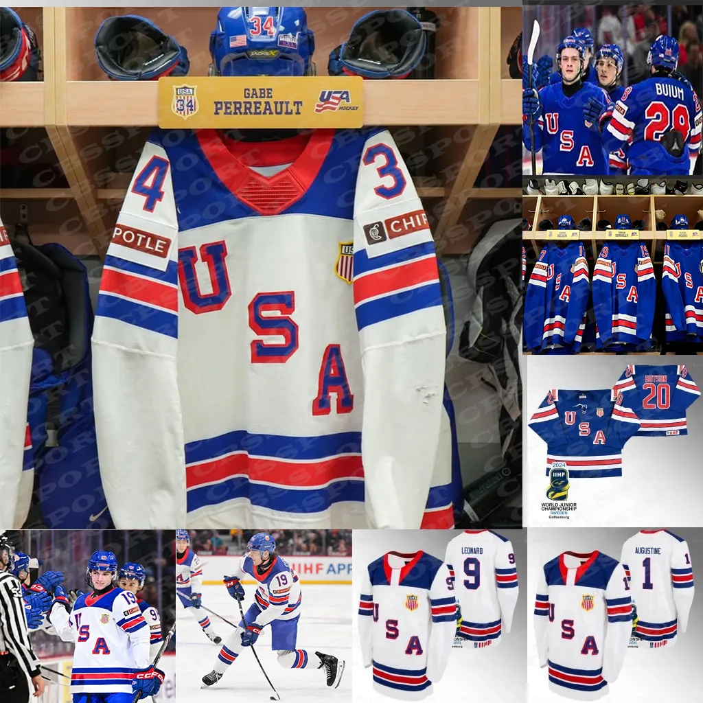 UsAu Ryan Leonard Trey Augustine 2024 25 IIHF World Juniors