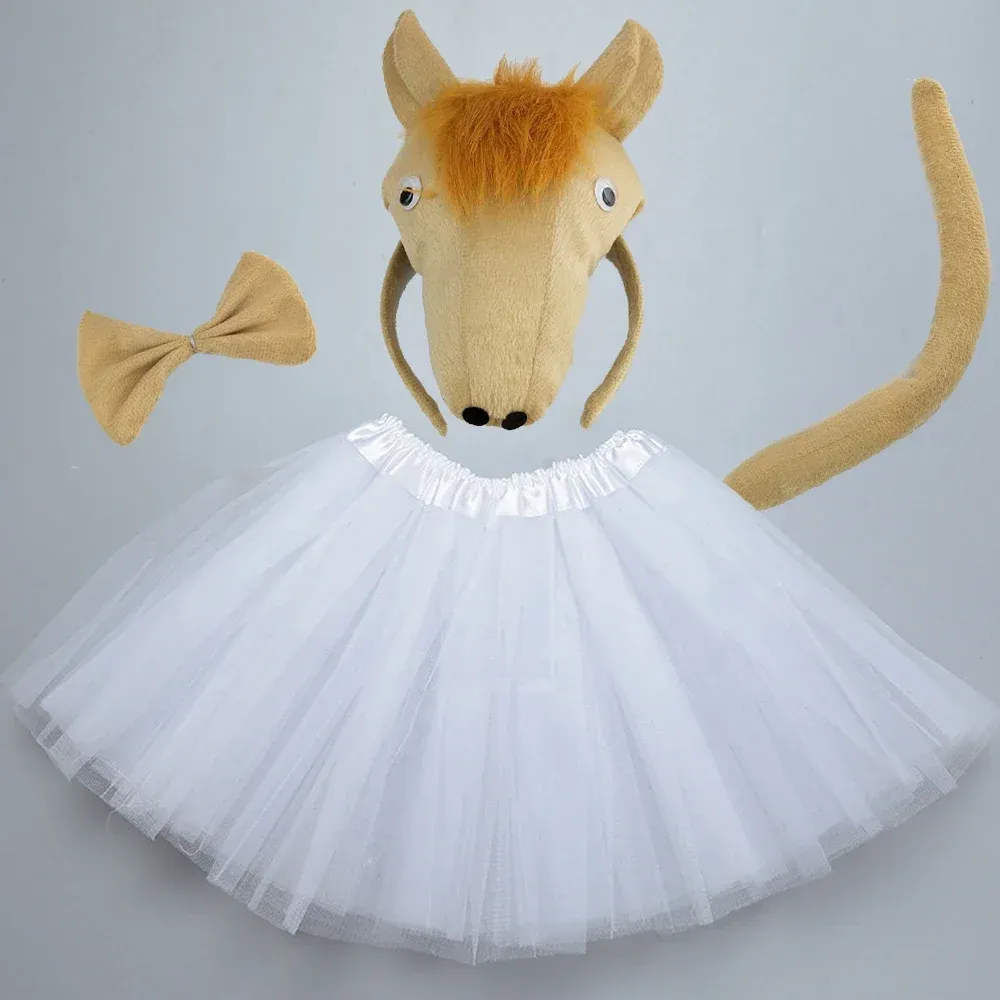 Kirei Sui Kids Animal Costume Ears Headband Bowtie Tail Tutu | Desertcart
