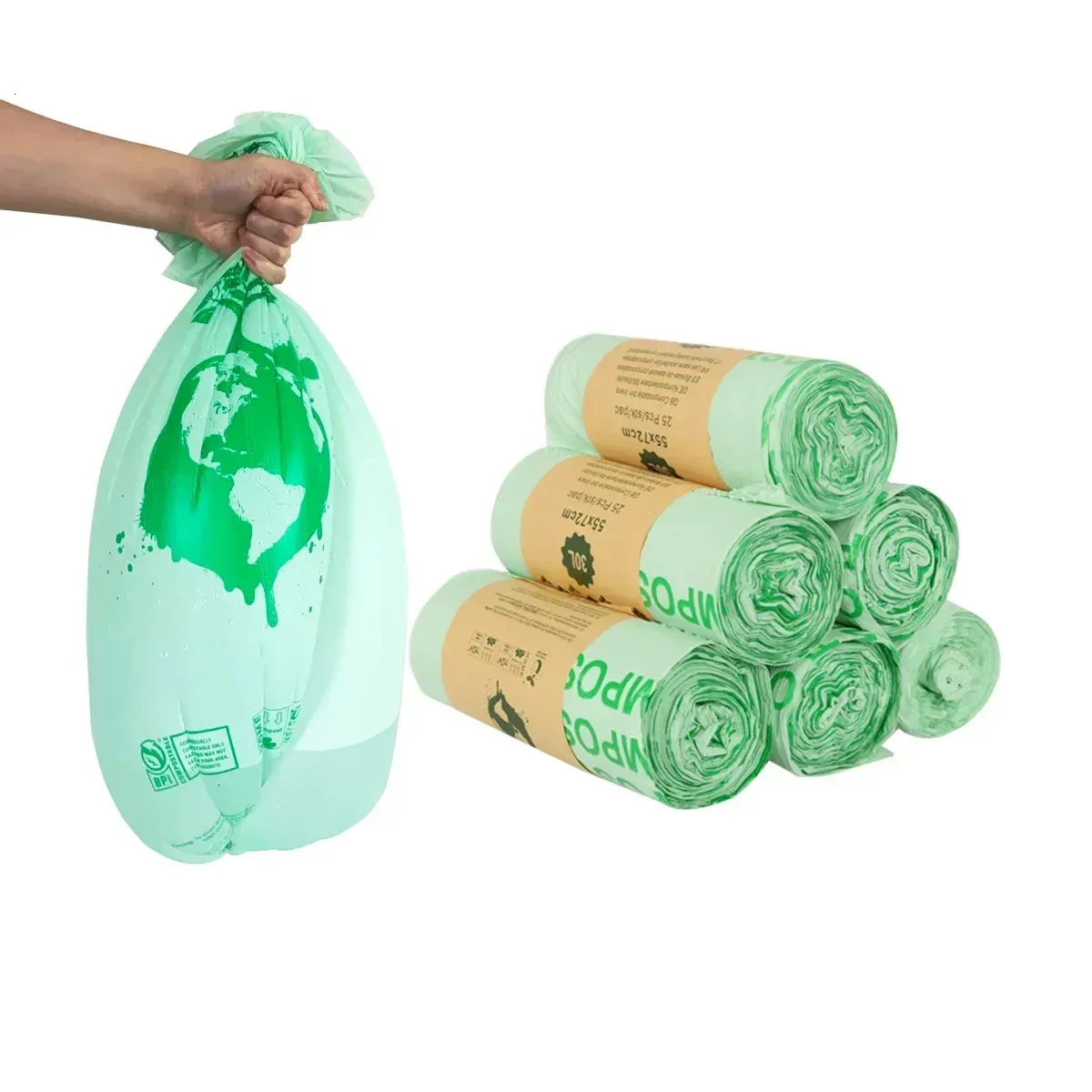 6/8/10L Trash Bags Biodegradable Garbage Bags Householde