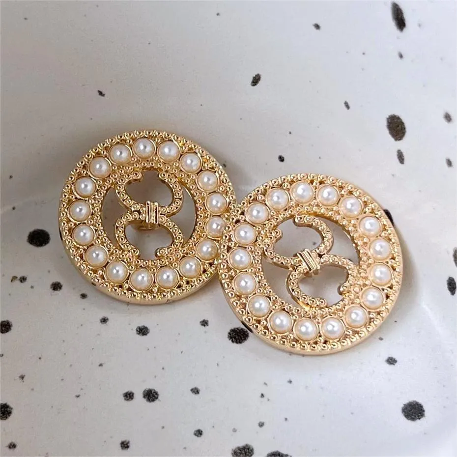 Pearl Cc Button Luxury Double Circle CC Pearl Bead Buttons β... From Dh2958055, $35.74 ...