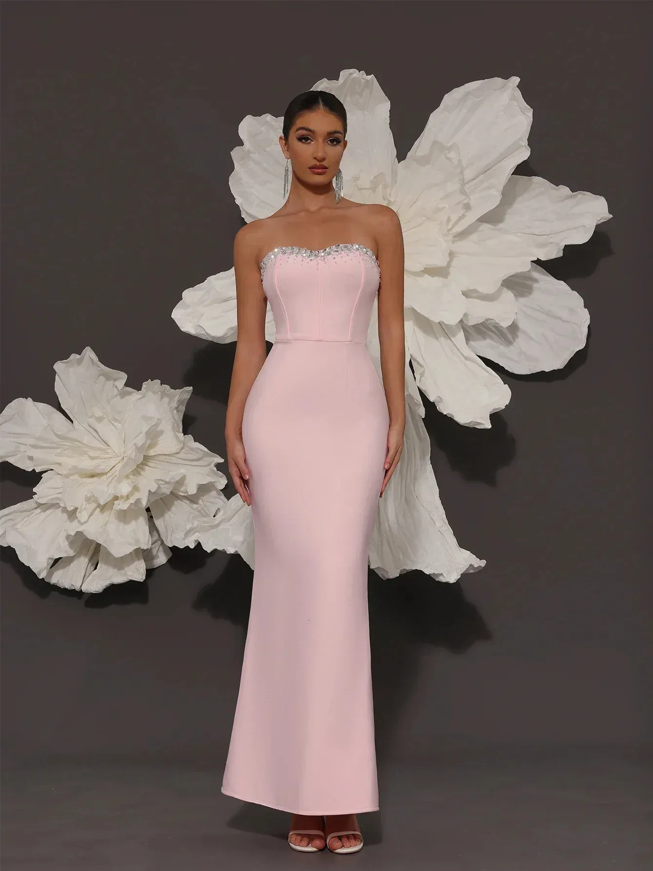 elegant bandage dresses Ruby Dress carpet events Luxury Black Bandage Dress with