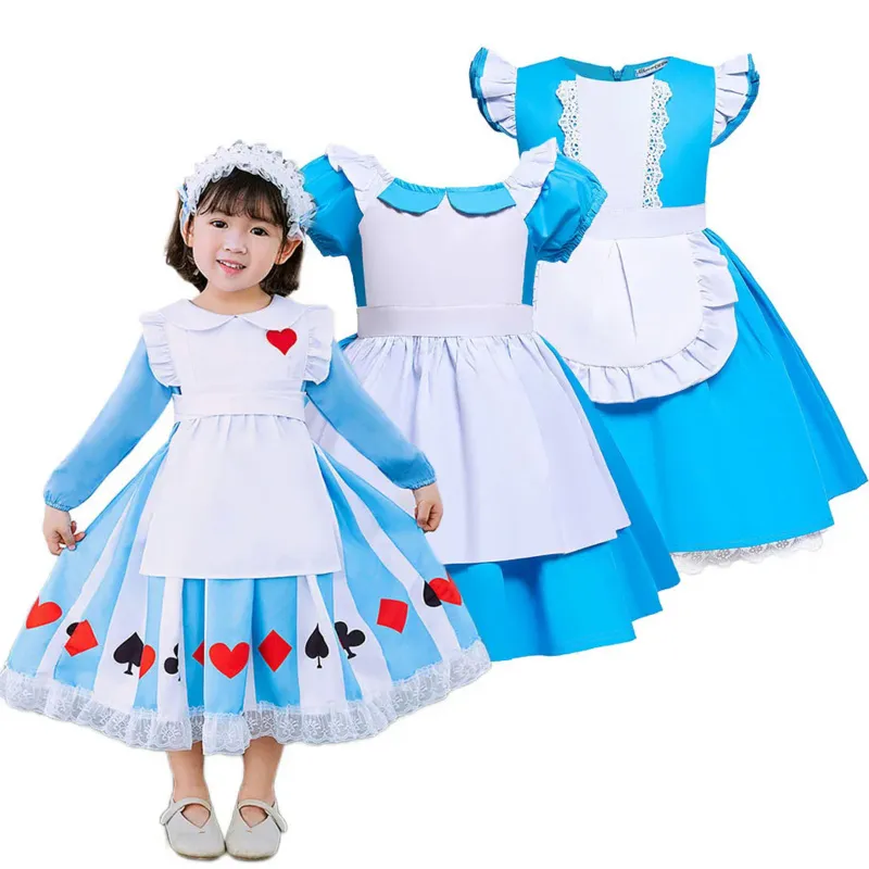 sparkly midnight blue prom dress Alice In Wonderland Movie Blue Alice Dress Costume – TrendsinCosplay