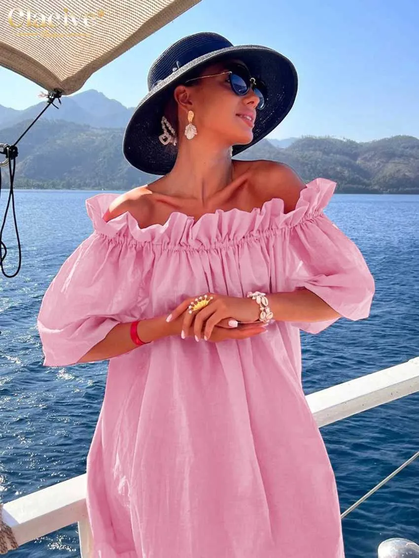 loose fitting cotton dresses Women Cotton Dress Soft Casual Loose Robes Long Sleeves Shift Dress Boho Maxi Dresses Customized Dress Plus Size Clothing Linen Dress