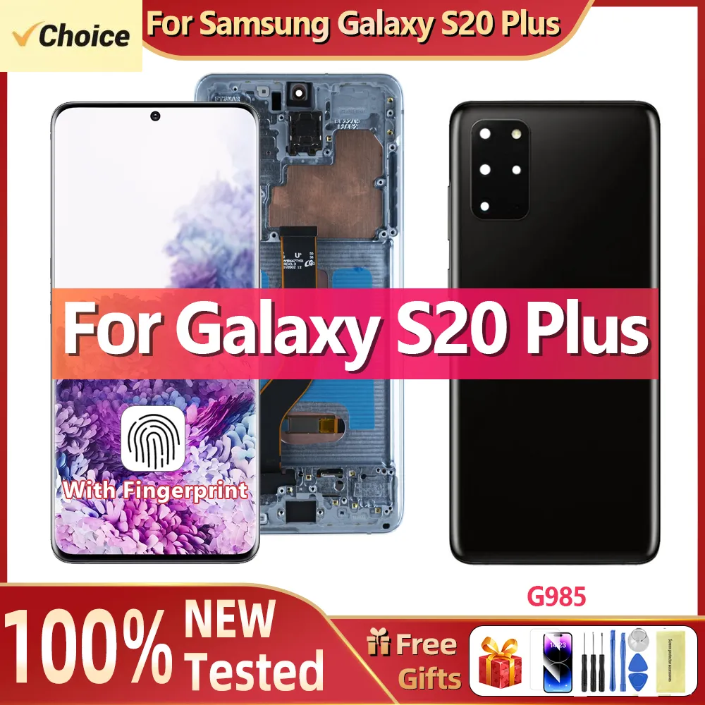 7-inch AMOLED Screen Replacement with Frame for Samsung Galaxy S20 Plus ...