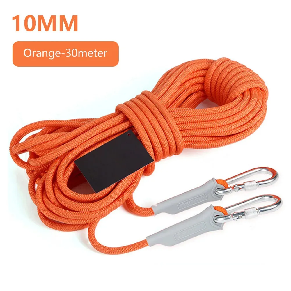Outdoor Climbing Rope 10mm Diameter High Strength Cord Safety 15M 20M ...