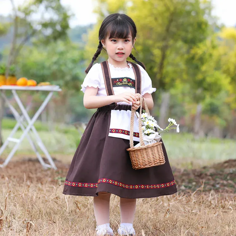 brown oktoberfest dress Cute Short Sleeves Burgundy Long Prom Dresses P2234 – PreppyDress