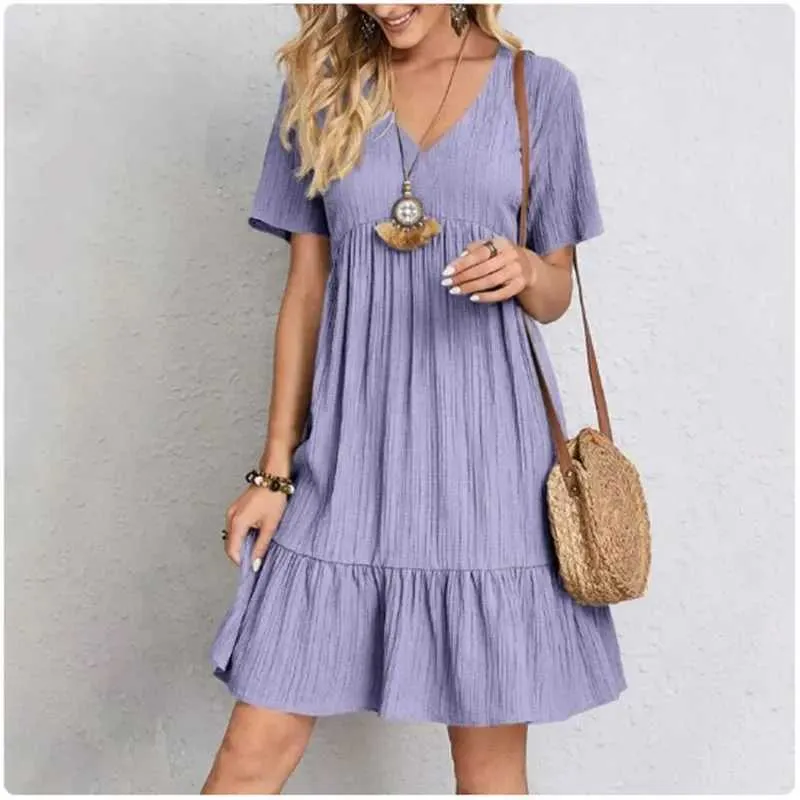 peplum dress casual Women's Casual Vibrant Floral Cinched Top Tiered Peplum Wide Hem Maxi Dress.