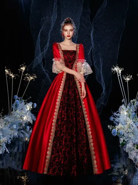 marie antoinette red dress EKDuncan - My Fanciful Muse: "Marie Antoinette Style"