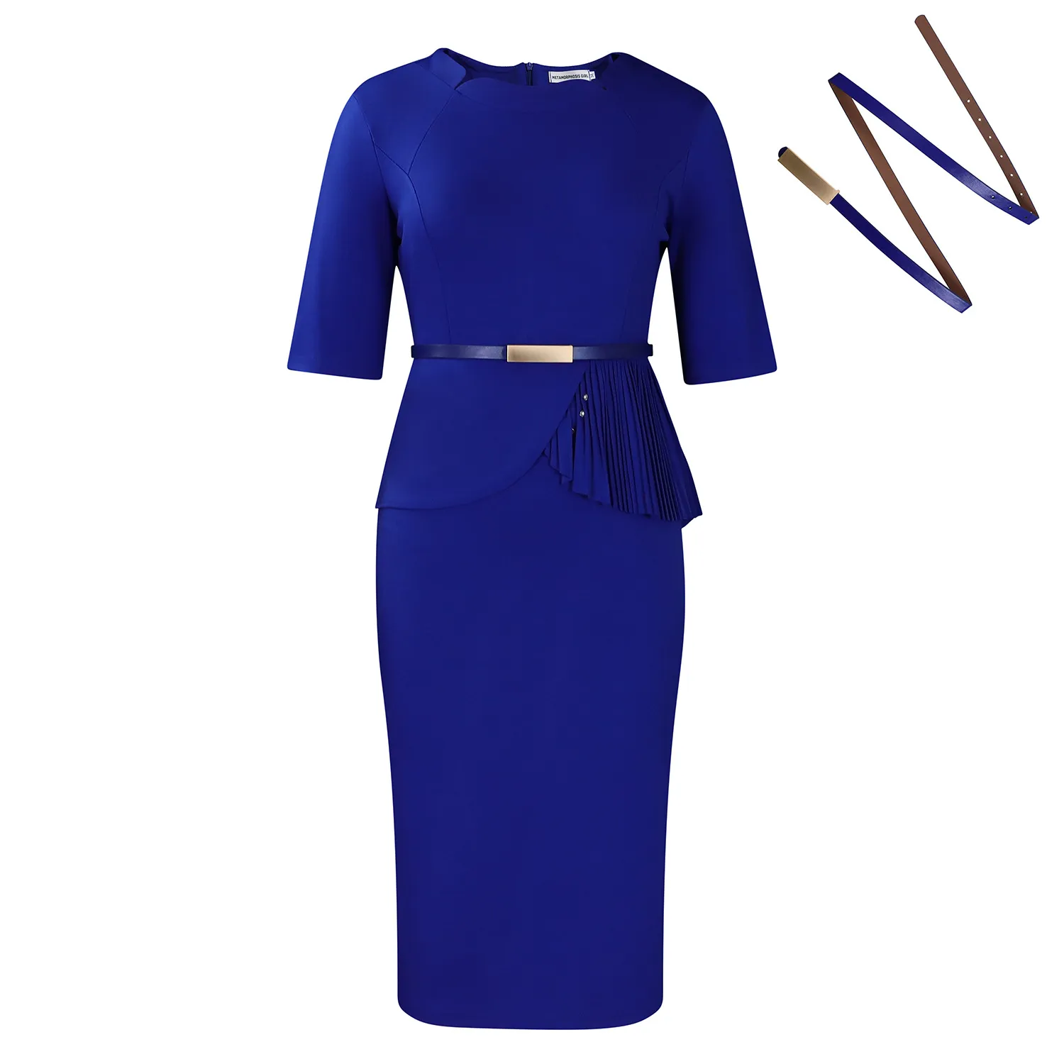 Ladies Summer Solid Color OL Tunic Dress Lightweight Casual Hip Length  Office Wear From Zp2225678, $105.53 | DHgate.Com