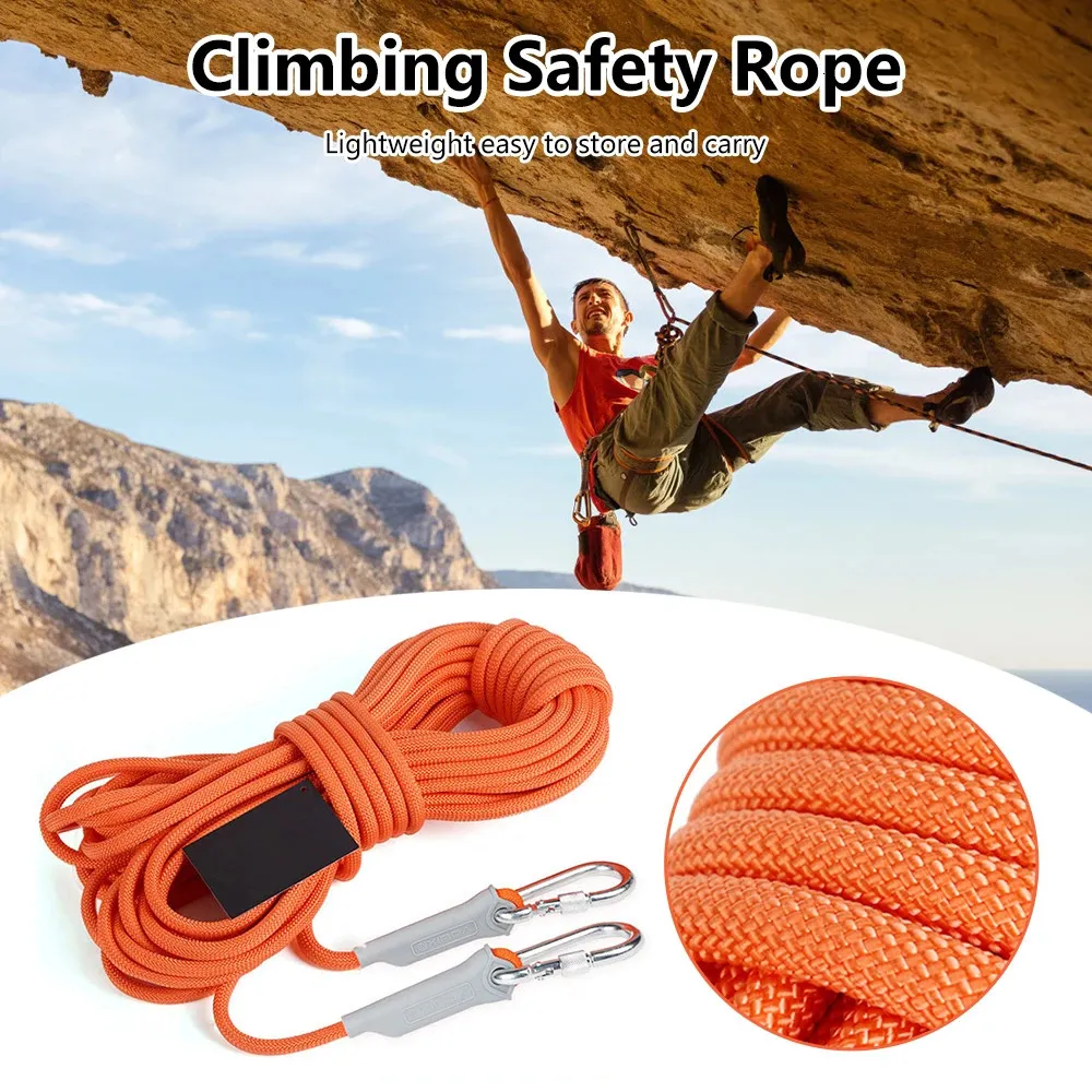 Outdoor Climbing Rope 10mm Diameter High Strength Cord Safety 15M 20M ...
