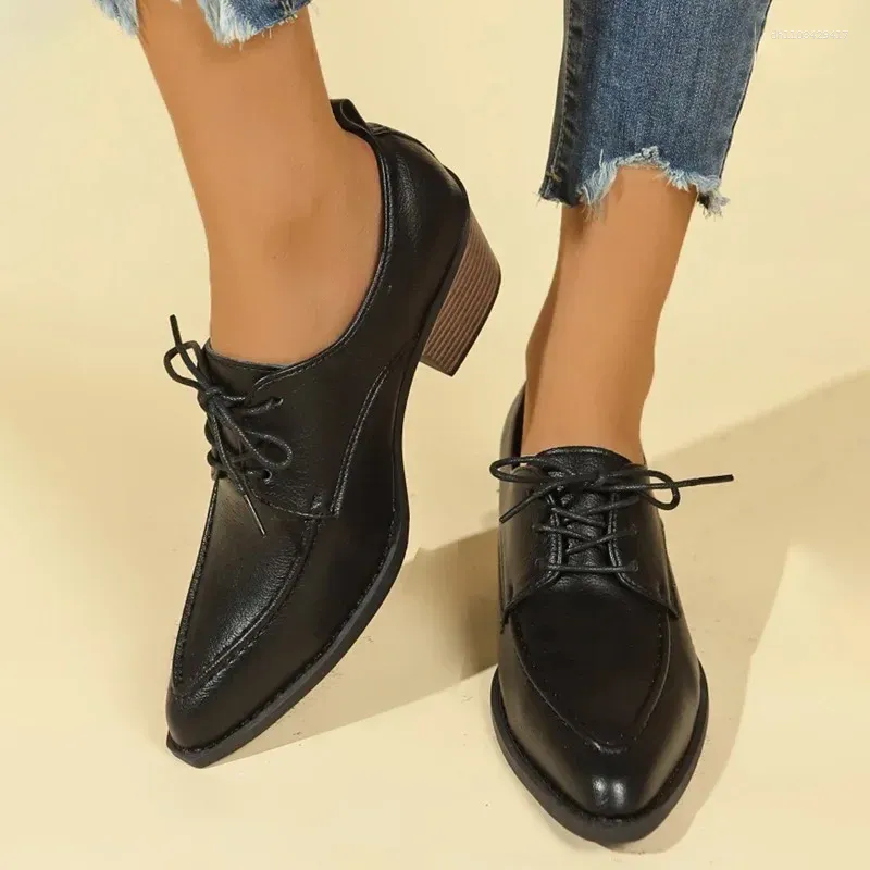 Wholesale Pointed Toe Lace Up Heels: Womens Leather Dress... At Only $21.66  | DHgate.Com