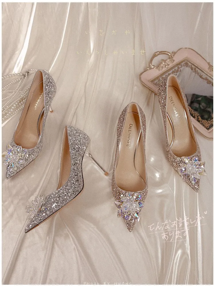 Elegant Wedding High Heels For Brides And Bridesmaids_voghion.com