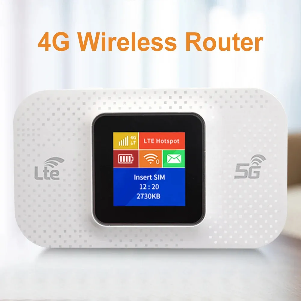Pocket WiFi 4G/5G – Hotspot Portatile Con Batteria 2100 MAh, Velocità 300 Mbps, Slot SIM Per Viaggi E Campeggio