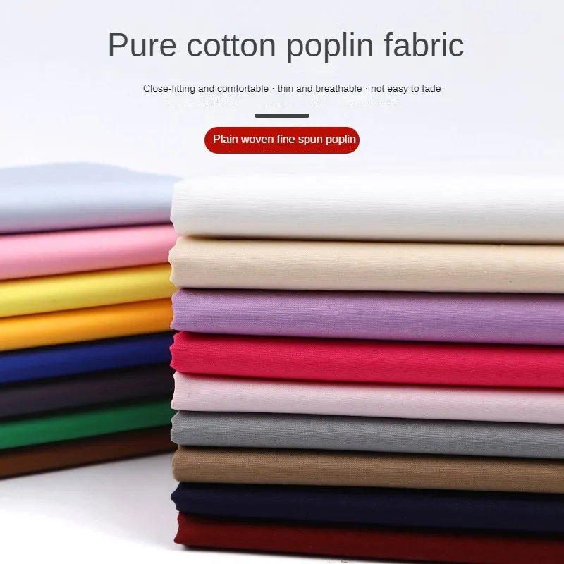 Cotton Poplin Fabric By The Meter Thin Soft Plain... From Dh2958055, $17.93  | DHgate.Com