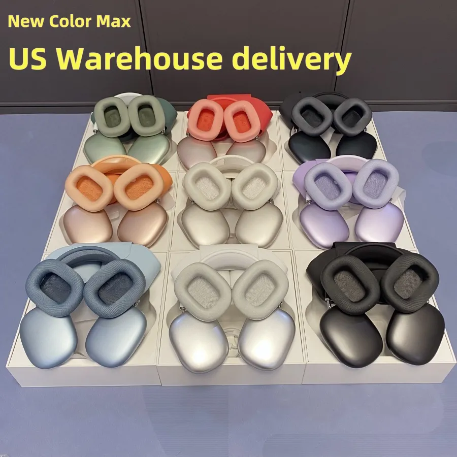 for Airpods max Bluetooth Headphones Accessories airpods pro Max 2 3 4 Headphone Wireless Earphone Top Quality ANC Metal shell Silicone Anti-drop Protective Case