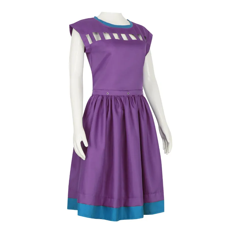 stranger things nancy purple dress Nancy Wheeler Women Purple Polyester Dress Cosplay Costume Set for Halloween
